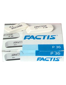 Γόμα Factis Λευκή πακ=36τ Factis 36205