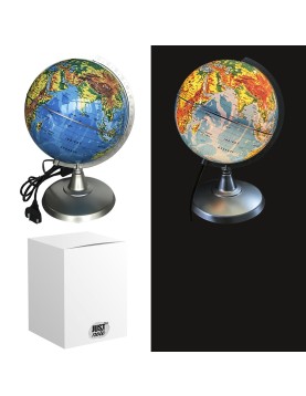 Υδρόγειος Σφαίρα με φως 20cm ø20cm JustNote 702180