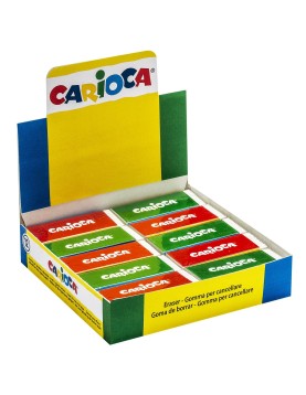 Γόμα Λευκή Carioca κυτ=20τεμ Carioca 40150