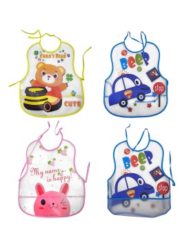 Ποδιά Ζωγραφικής Μπεμπέ Παιδική 40x33cm JustNote 702239