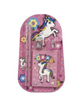 Σχολικό σετ με Μπλοκ Μονόκερος 23x14cm JustNote 702456