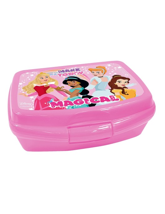 Δοχείο Πλαστικό Φαγητού Princess 16,5x12,5x6cm 600ml Disney 1407-91752
