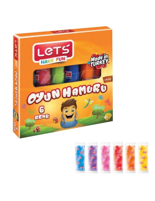 Ζυμαράκια σετ 6 τεμ σε Κουτί 240g net (6x40g) JustNote 702811