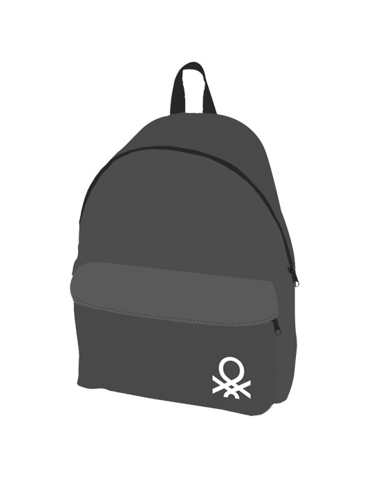 Τσάντα Εφηβική Γκρι United Colors of Benetton 41x30x17cm Benetton 1625-9306G