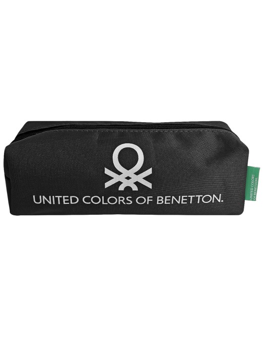 Κασετίνα Μαύρη United Colors of Benetton 20x6cm Benetton 1015F-9306K