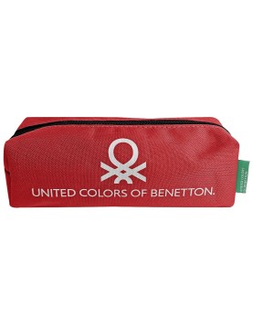 Κασετίνα Κόκκινη United Colors of Benetton 20x6cm Benetton 1015F-9306R