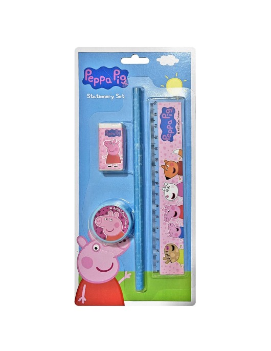 Σχολικό σετ με Χάρακα Peppa pig 23x11cm Peppa 3042-9515