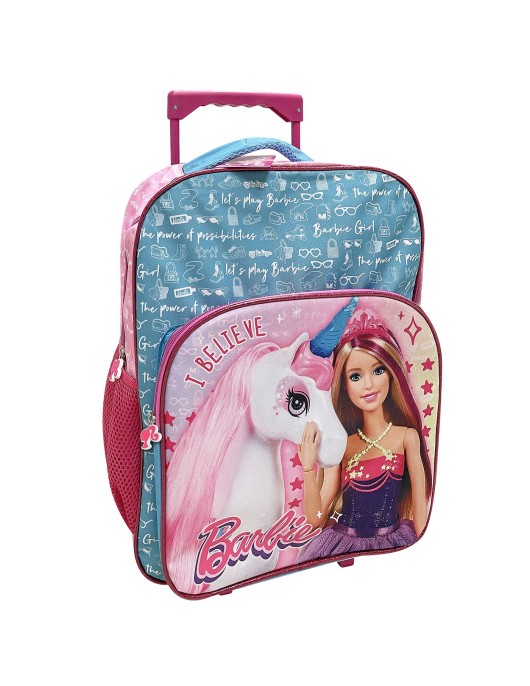 Τσάντα Τρόλευ Δημοτικού Barbie 43x31x18cm Barbie
