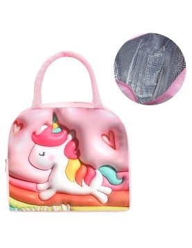 Ισοθερμικό Τσαντάκι Φαγητού Μονόκερος (28)20x22x11cm JustNote 703230