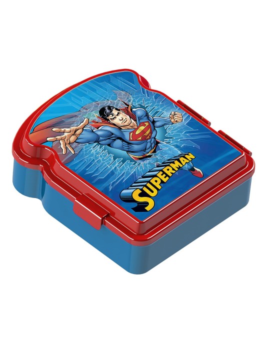 Δοχείο Πλαστικό Φαγητού Superman 16.5x15x5.5cm Warner Bros