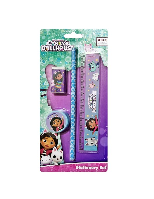 Σχολικό σετ 4τεμ Gabby Doll 's House 23x11cm Gabbys Dollhouse 3042-3148