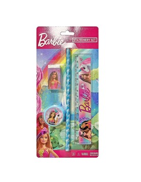 Σχολικό σετ 4τεμ Barbie 23x11cm Barbie 3042-24572