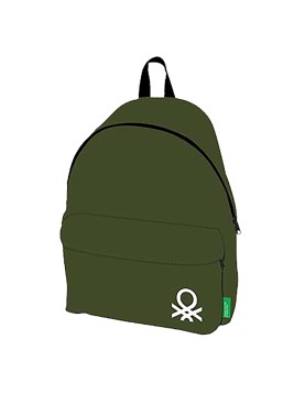 Τσάντα Εφηβική Χακί United Colors of Benetton 41x30x17cm Benetton