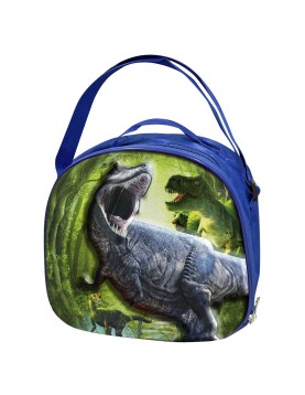 Ισοθερμικό Τσαντάκι Φαγητού 3D Δεινόσαυρος 24x22x9cm JustNote 703422