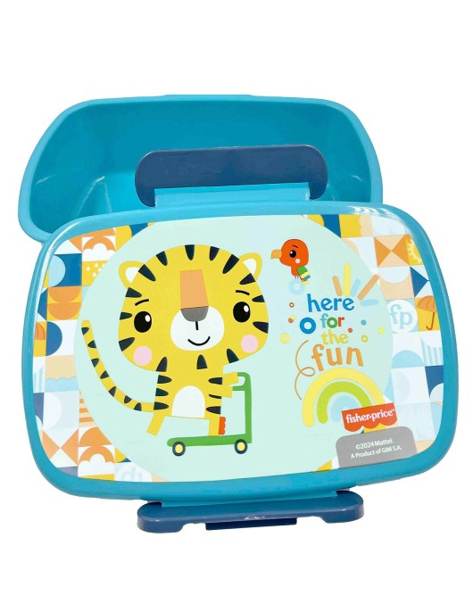 Δοχείο Φαγητού Πλαστικό pp 900ml Tiger Fisher Price 17,5x7x13cm 900ml Gim 571-67265