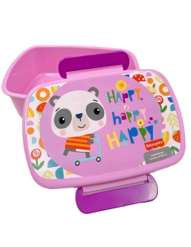 Δοχείο Φαγητού Πλαστικό pp 900ml Panda Fisher Price 17,5x7x13cm 900ml Gim 571-68265