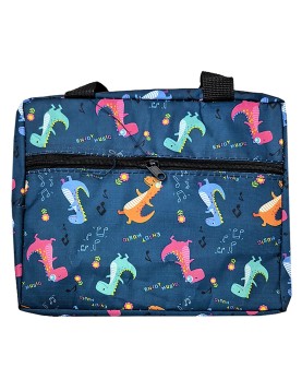 Ισοθερμικό Τσαντάκι Φαγητού Δεινόσαυρος. Με 2 Θήκες 22x19x12cm JustNote 703600