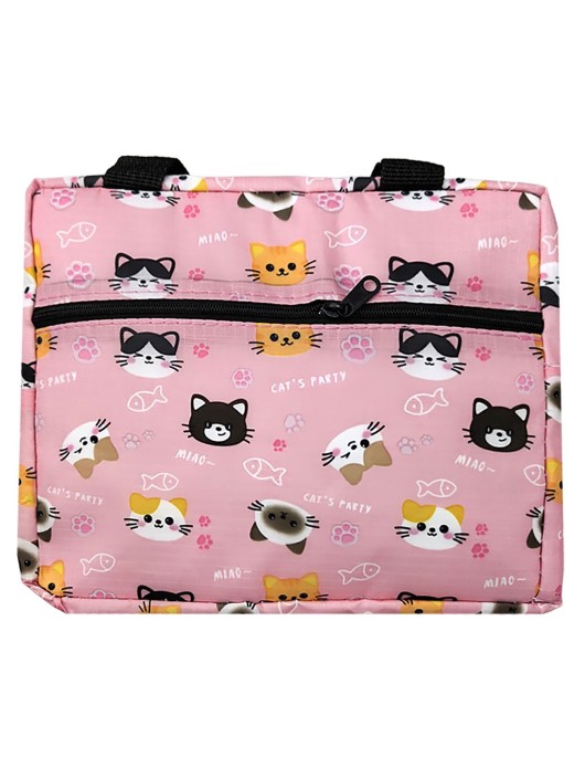 Ισοθερμικό Τσαντάκι Φαγητού Γάτες. Με 2 Θήκες 22x19x12cm JustNote 703601