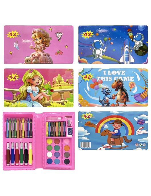 Σετ Ζωγραφικής σετ 42 τεμ 24x13x3cm JustNote 7061