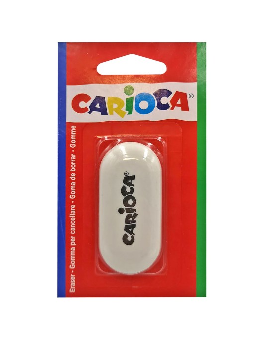 Γόμα Λευκή Carioca Blister 5x3cm Carioca 40142
