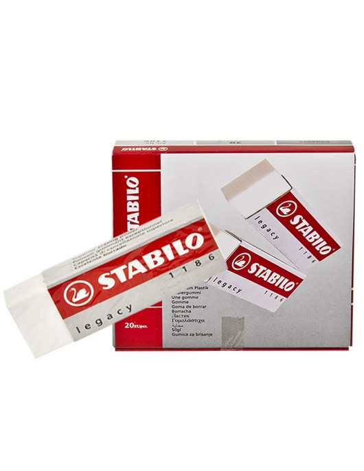 Γόμα Stabilo Λευκή πακ=20τεμ Stabilo