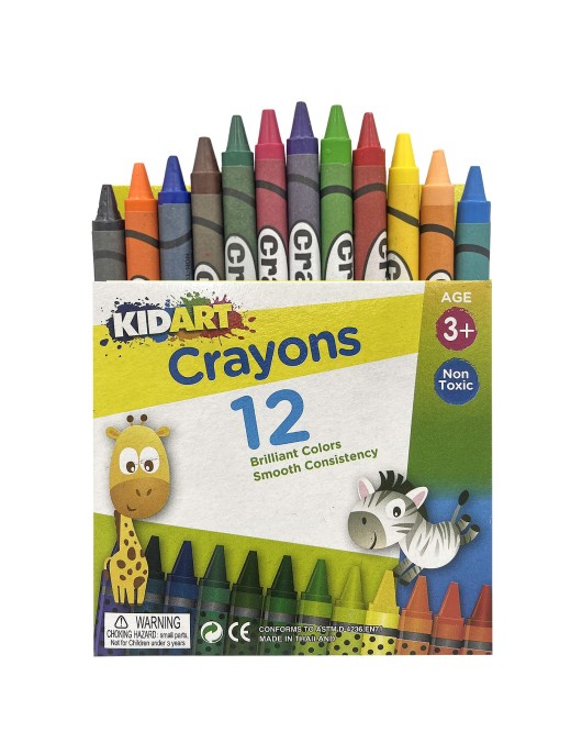 Κηρομπογιές σετ=12χρωματα JustNote 80307