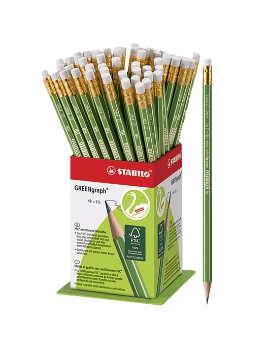 Μολύβι Γόμα Stabilo πακ=60τεμ Stabilo