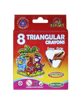 Κηρομπογιά Γίγας Dinosaur σετ=8τεμ JustNote 80418