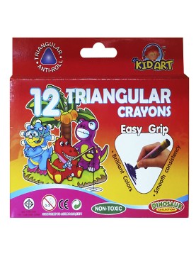 Κηρομπογιά Γίγας Dinosaur σετ=12χρωματα JustNote 80419