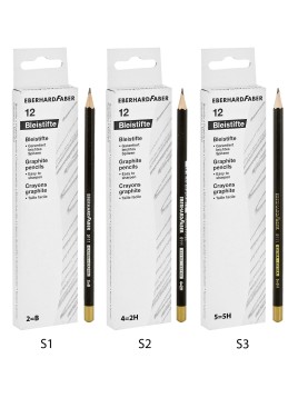 Μολύβι Μαύρο Extra Νο2=β, No4=2h, Νο5=5h πακ=12τεμ Faber 511101, 511112, 511115
