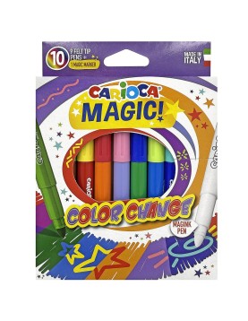 Μαρκαδόρος Carioca Magic σετ=10 Χρώματα Carioca 42737