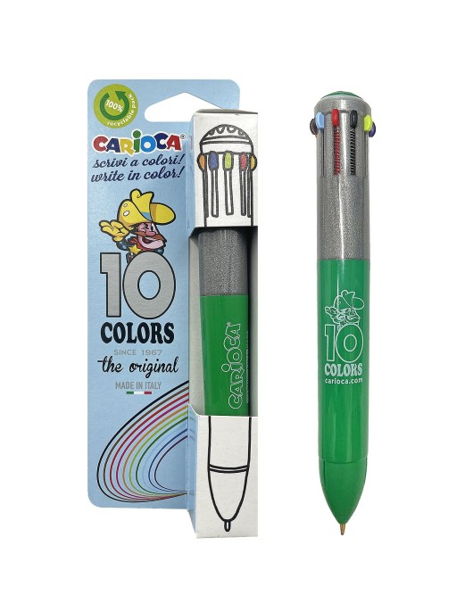 Στυλό 10 Χρωμάτων Carioca Ballpoint 1.0mm Carioca 41501