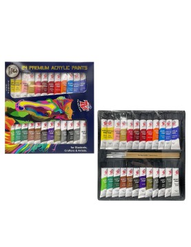 Τέμπερες Σωληνάρια σετ=24x12ml JustNote 80851