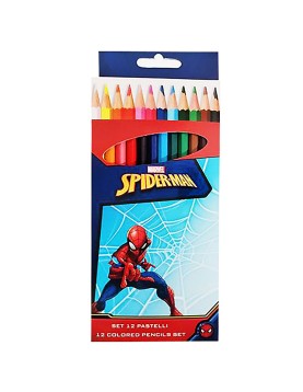 Ξυλομπογιές σετ=12 Χρώματα Spiderman Spiderman