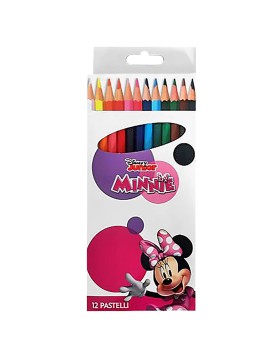 Ξυλομπογιές σετ=12 Χρώματα Minnie Disney