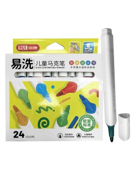 Μαρκαδόροι Χοντροί 24 Χρώματα JustNote 80900