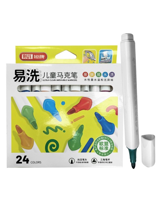 Μαρκαδόροι Χοντροί 24 Χρώματα JustNote 80900