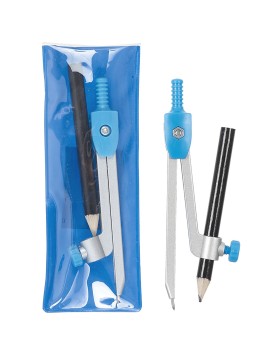 Διαβήτης με Μολύβι σετ=2τεμ Διαβήτης=11,5cm JustNote 8155