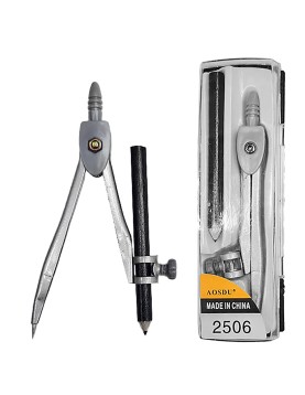 Διαβήτης με Μολύβι σετ=2 τεμ Διαβήτης=11,5cm JustNote 81118