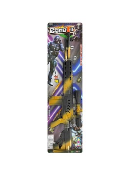 Οπλοπολυβόλο Μεγάλο με Σκόπευτρο Χρυσή Παραλλαγή 21x77x4cm ToyMarkt 88805