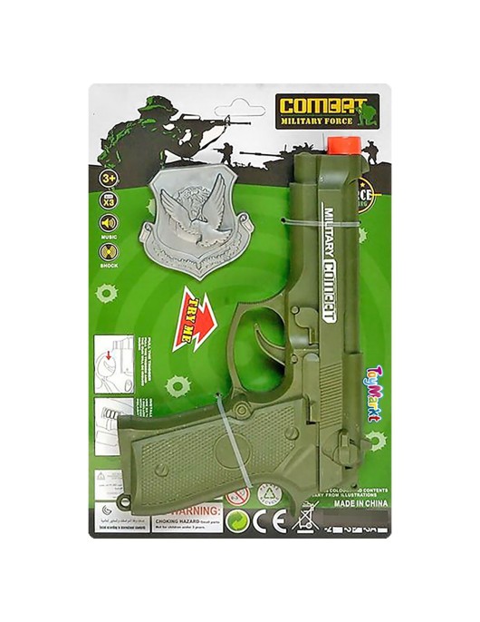 Πιστόλι Μπαταρίας Combat try me 15x23x3cm ToyMarkt 88811