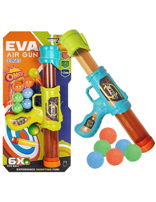Αεροβόλο & 6 Μπάλλες σε Καρτέλα 18x38x5cm ToyMarkt 88854