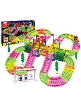 Αυτοκινητόδρομος Φωσφορίζει με Γέφυρα Luminous Rail 39x27x7cm ToyMarkt 88867