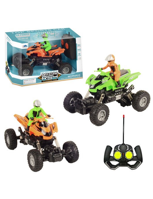 Τηλεκατευθυνόμενη Γουρούνα 1:28 με Αναβάτη 26x17x14cm ToyMarkt 88868