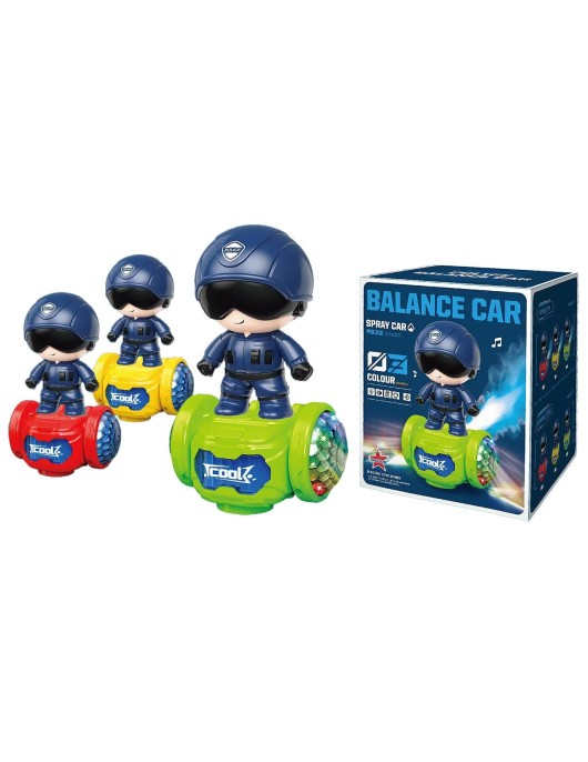 Αστυνομικός σε Σανίδα Ισορροπίας με Καπνό 12x15x12cm ToyMarkt 88893