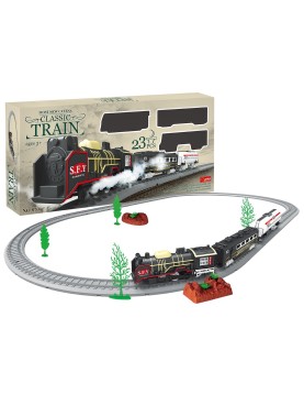 Τραίνο Κλασσικό 23 τεμ Μπαταρίας 49x22x5cm ToyMarkt 88894