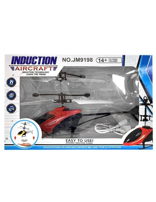 Ιπτάμενο Ελικόπτερο με φως & usb 22x14,5x5cm ToyMarkt 88895