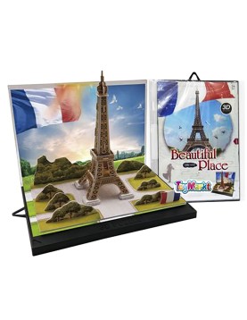 Μικρό Παζλ 3d Πύργος Άιφελ 23 τεμ 16x23cm ToyMarkt 891561