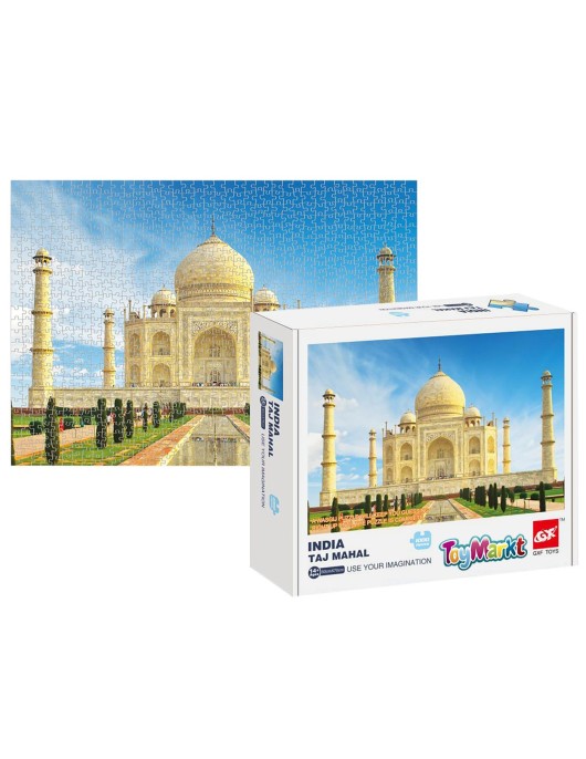 Παζλ 1000 τεμ taj Mahal India 25x20x5cm ToyMarkt 891775