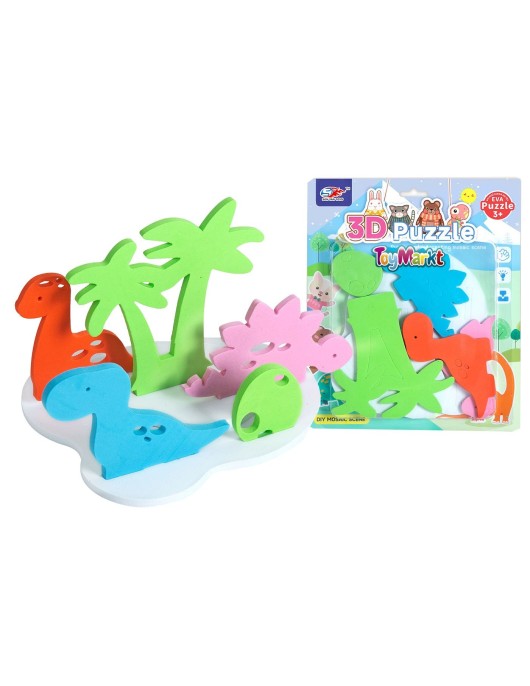 Παζλ eva Δεινόσαυροι 3d 23x27x2cm ToyMarkt 891803